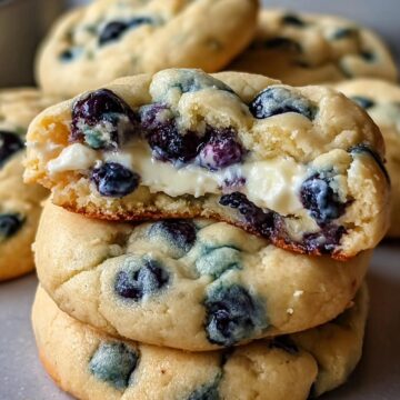 Blueberry Cheesecake Cookies 🧀