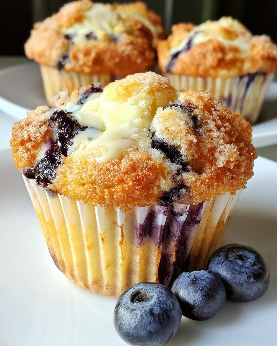Blueberry Cream Cheese Muffins - detail 2