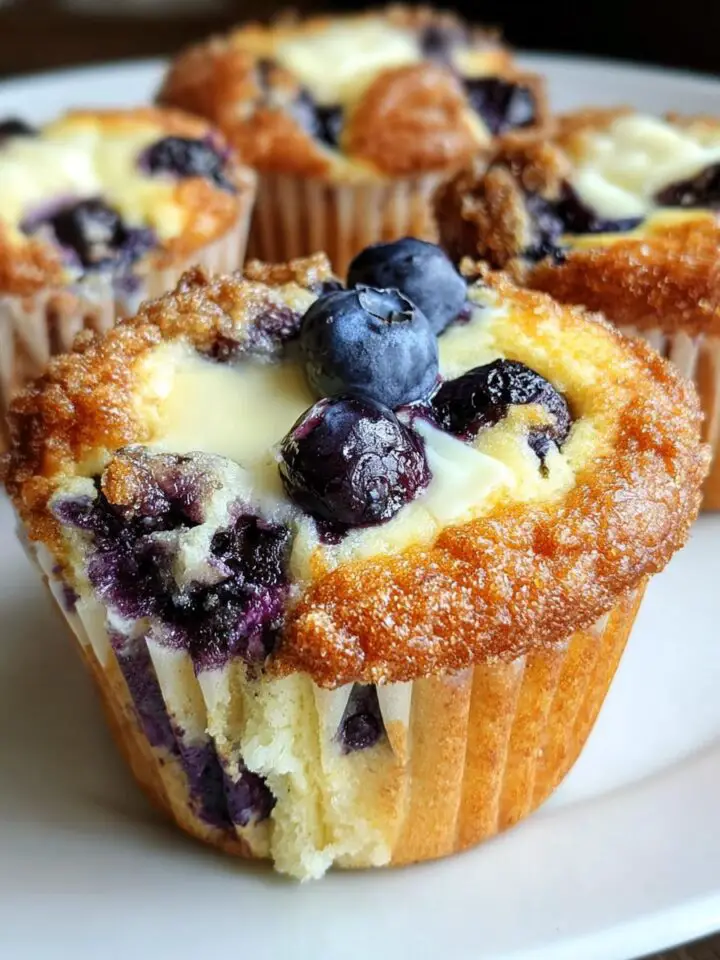 Blueberry Cream Cheese Muffins