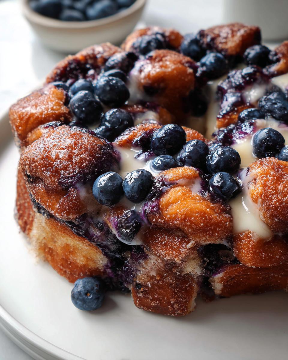 Blueberry Monkey Bread - detail 2