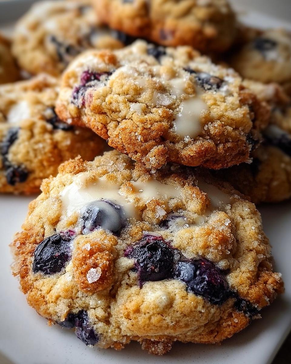Blueberry Muffin Cookies with Streusel Topping - detail 1