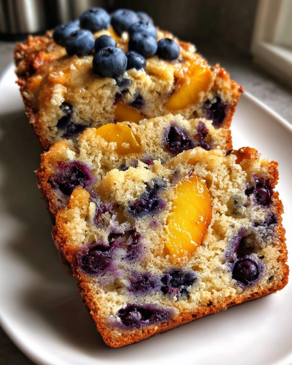 Blueberry Peach Bread - detail 1