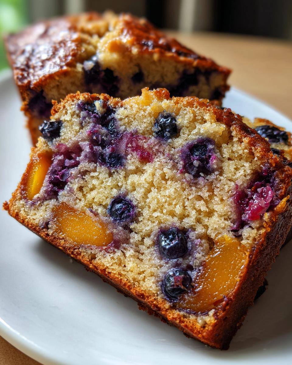 Blueberry Peach Bread - detail 2