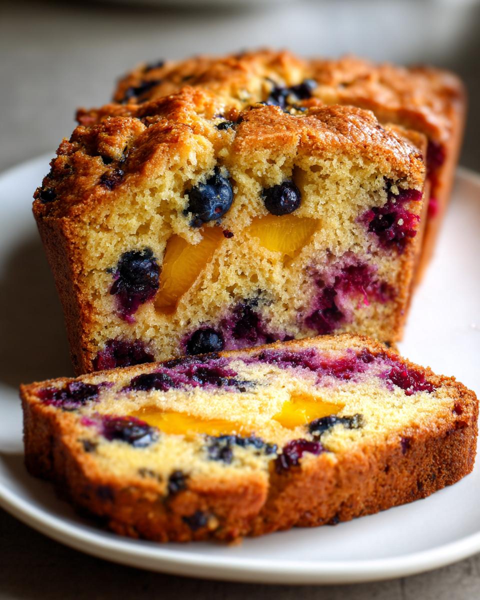 Blueberry Peach Bread - detail 3