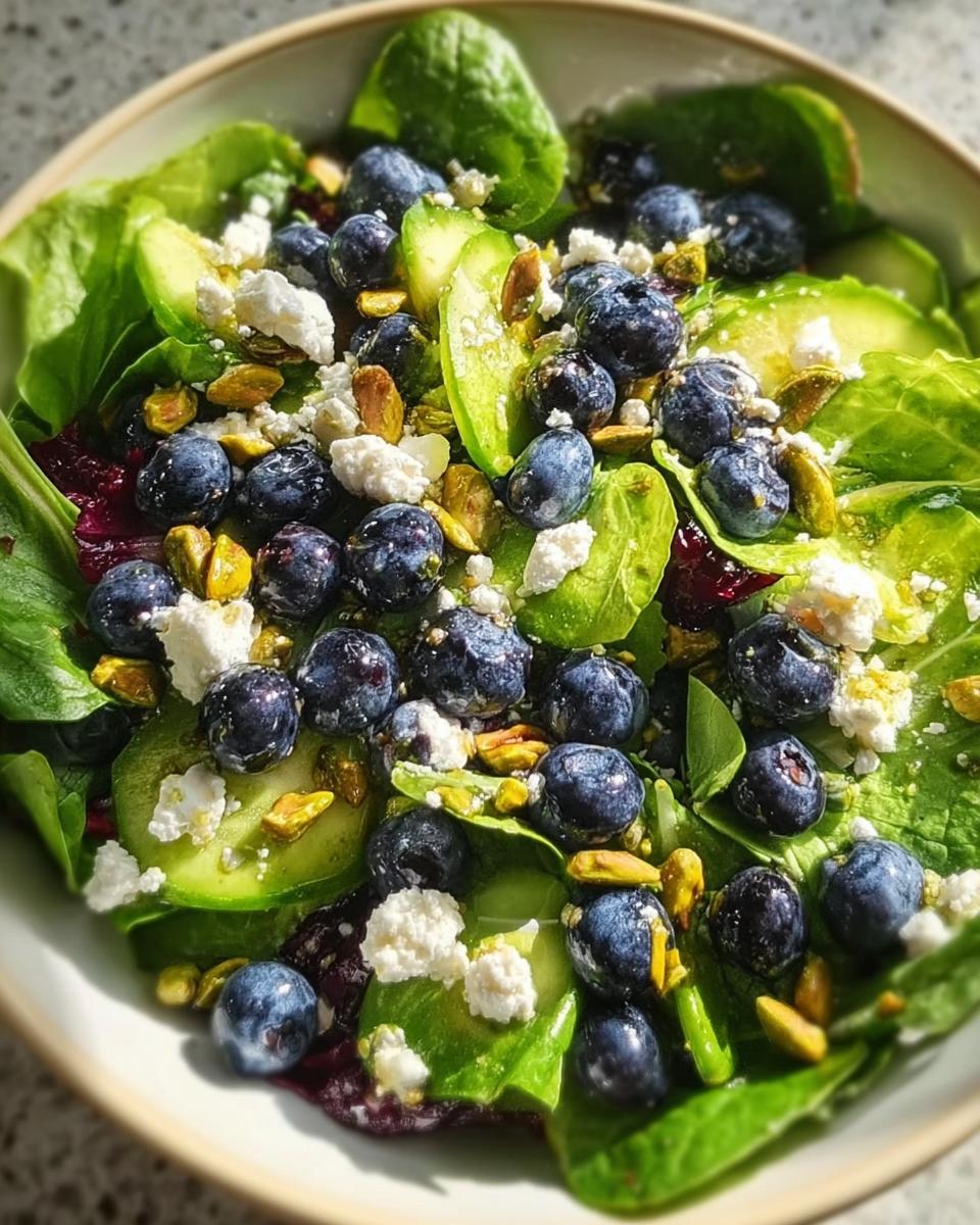 Blueberry Pistachio Spring Salad - detail 1