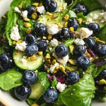 Blueberry Pistachio Spring Salad