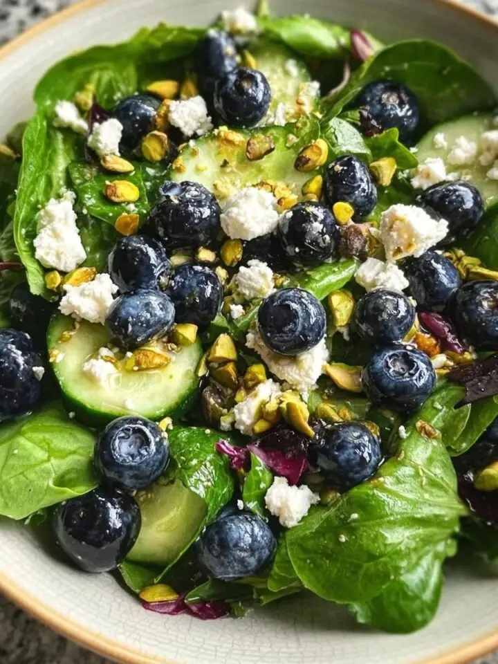 Blueberry Pistachio Spring Salad
