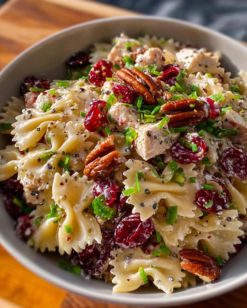 Bow-Tie Cranberry Pasta Salad - detail 1
