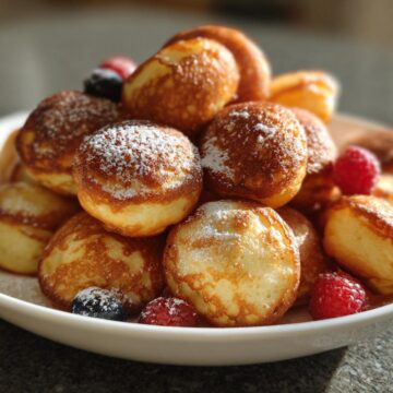 Breakfast Pancake Poppers