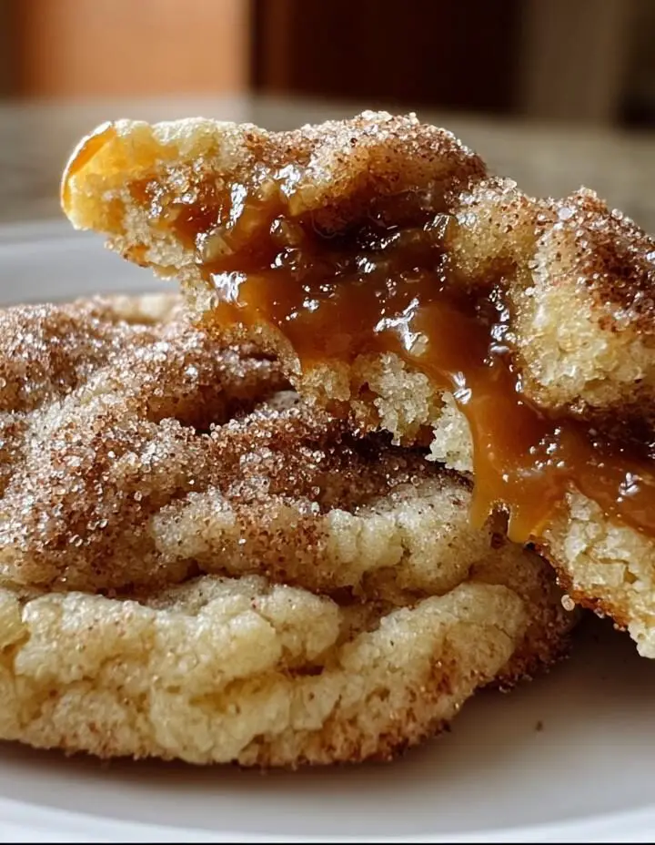 Brown Sugar Cinnamon Caramel Cookies