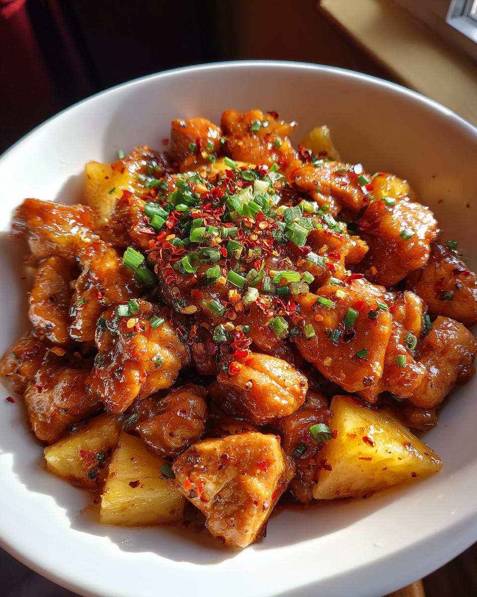 Brown Sugar Pineapple Chicken - detail 1