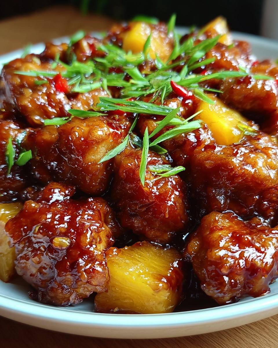 Brown Sugar Pineapple Chicken - detail 1