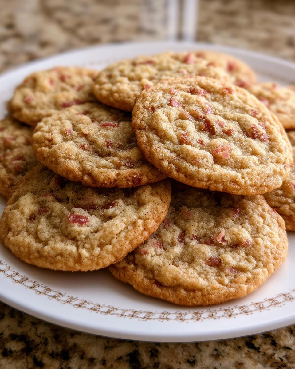 Brown Sugar Rhubarb Cookies - detail 2