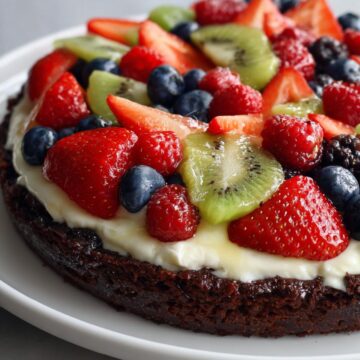 Brownie Fruit Pizza