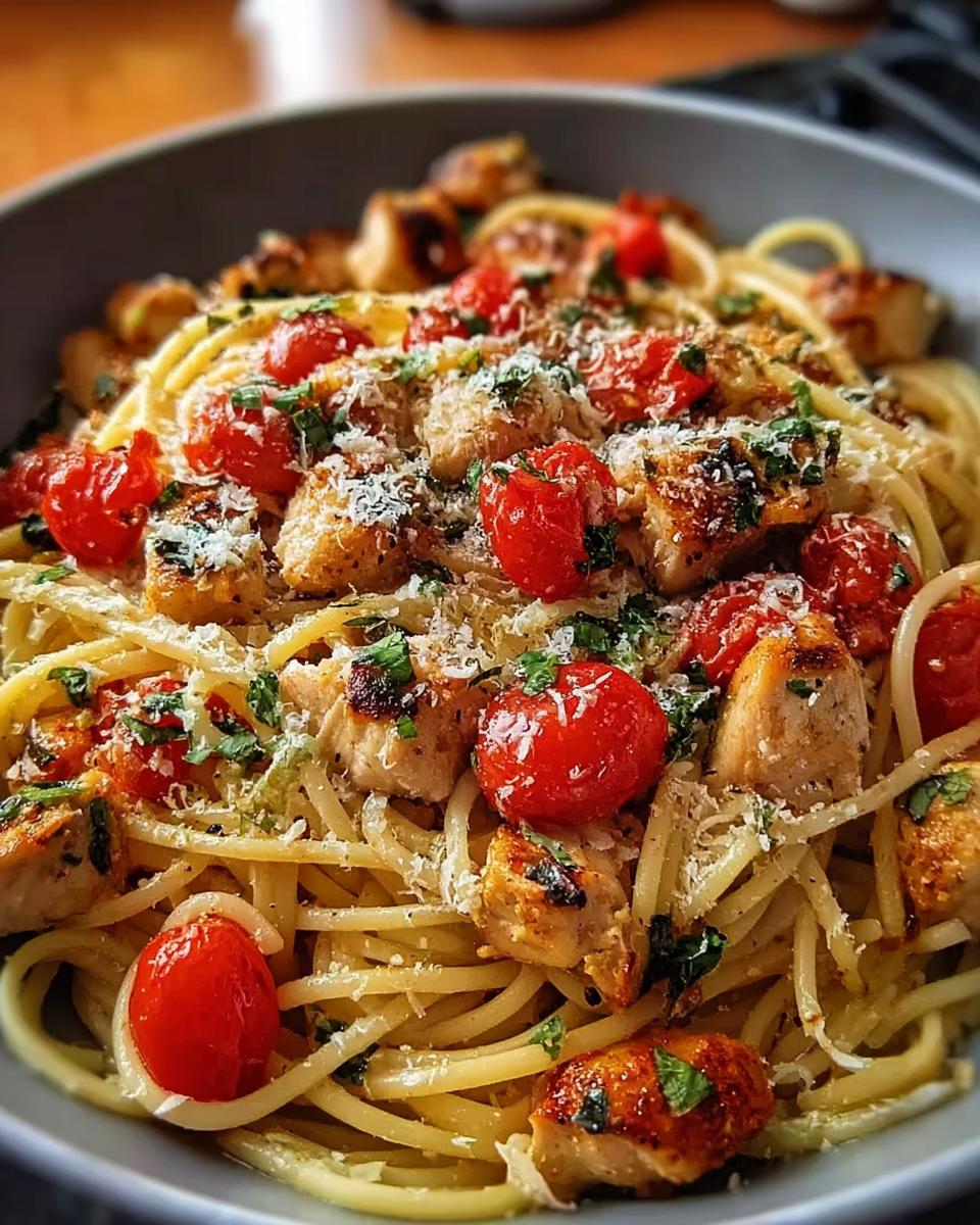 Bruschetta Chicken Pasta - detail 1