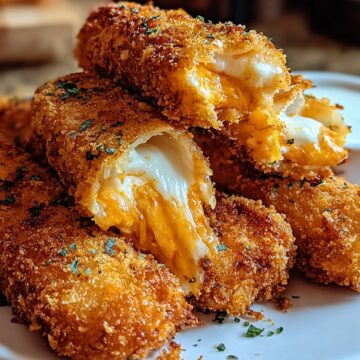 Buffalo Chicken Mozzarella Sticks