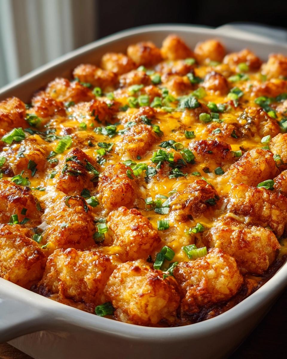 Buffalo Chicken Tater Tot Casserole - detail 1