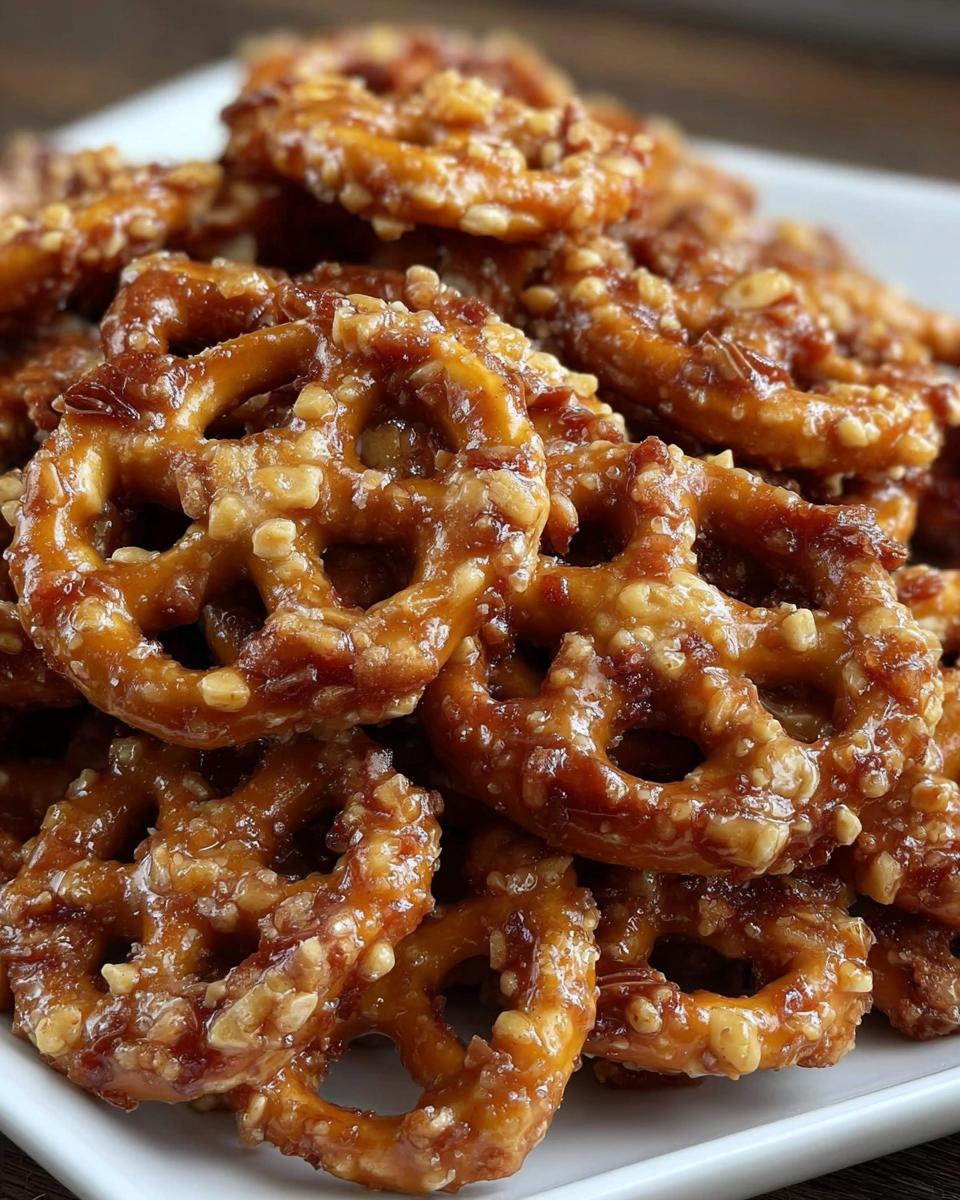 Butter Toffee Pretzels - detail 1