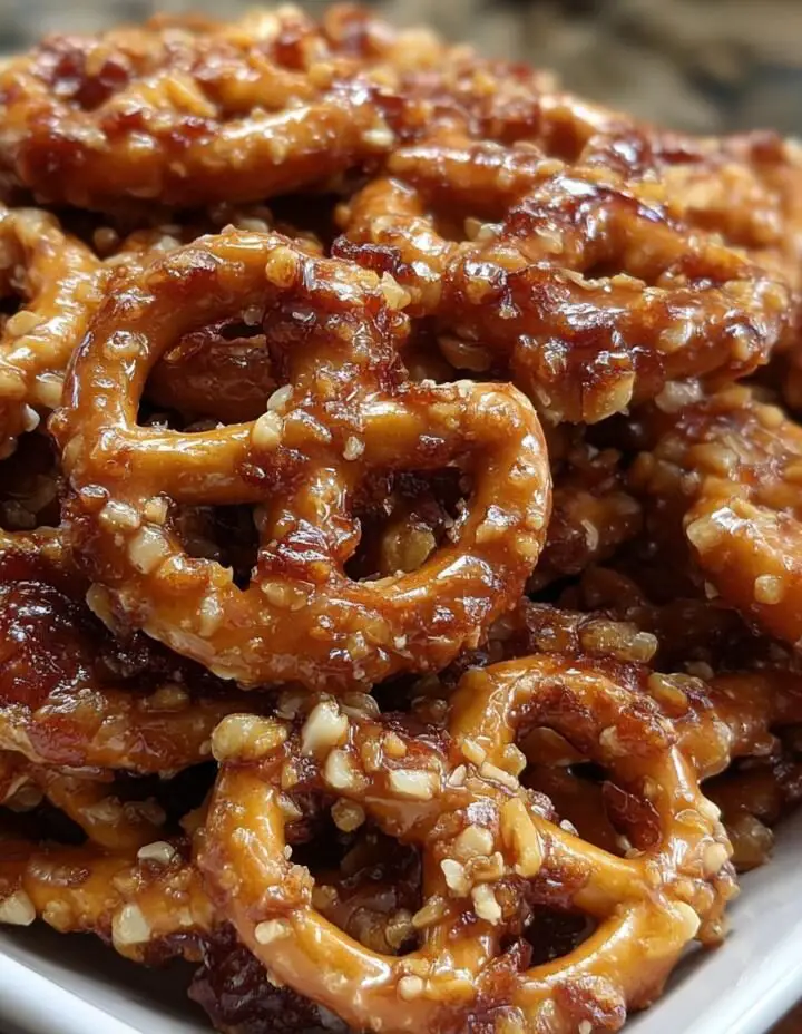 Butter Toffee Pretzels