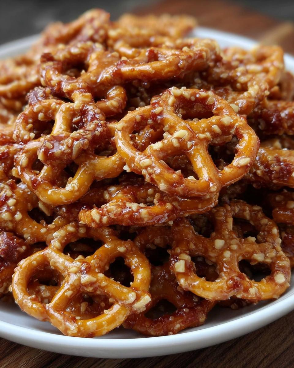 Butter Toffee Pretzels - detail 2