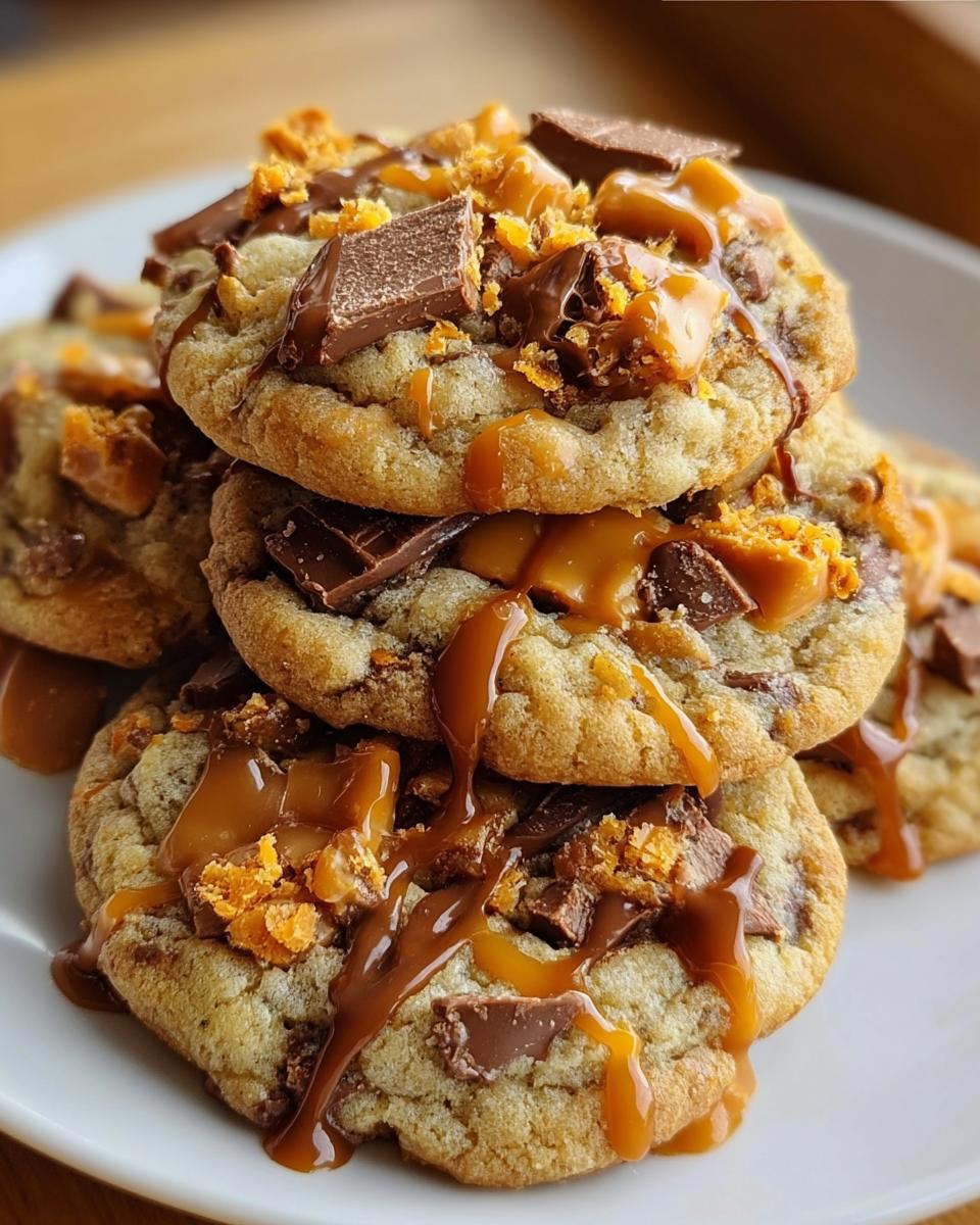 Butterfinger Caramel Crunch Cookies - detail 1
