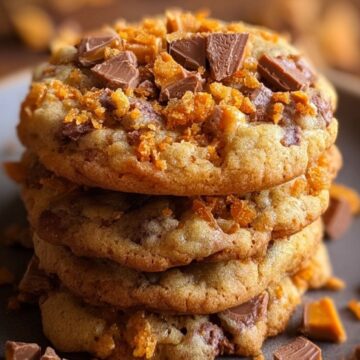 Butterfinger Caramel Crunch Cookies