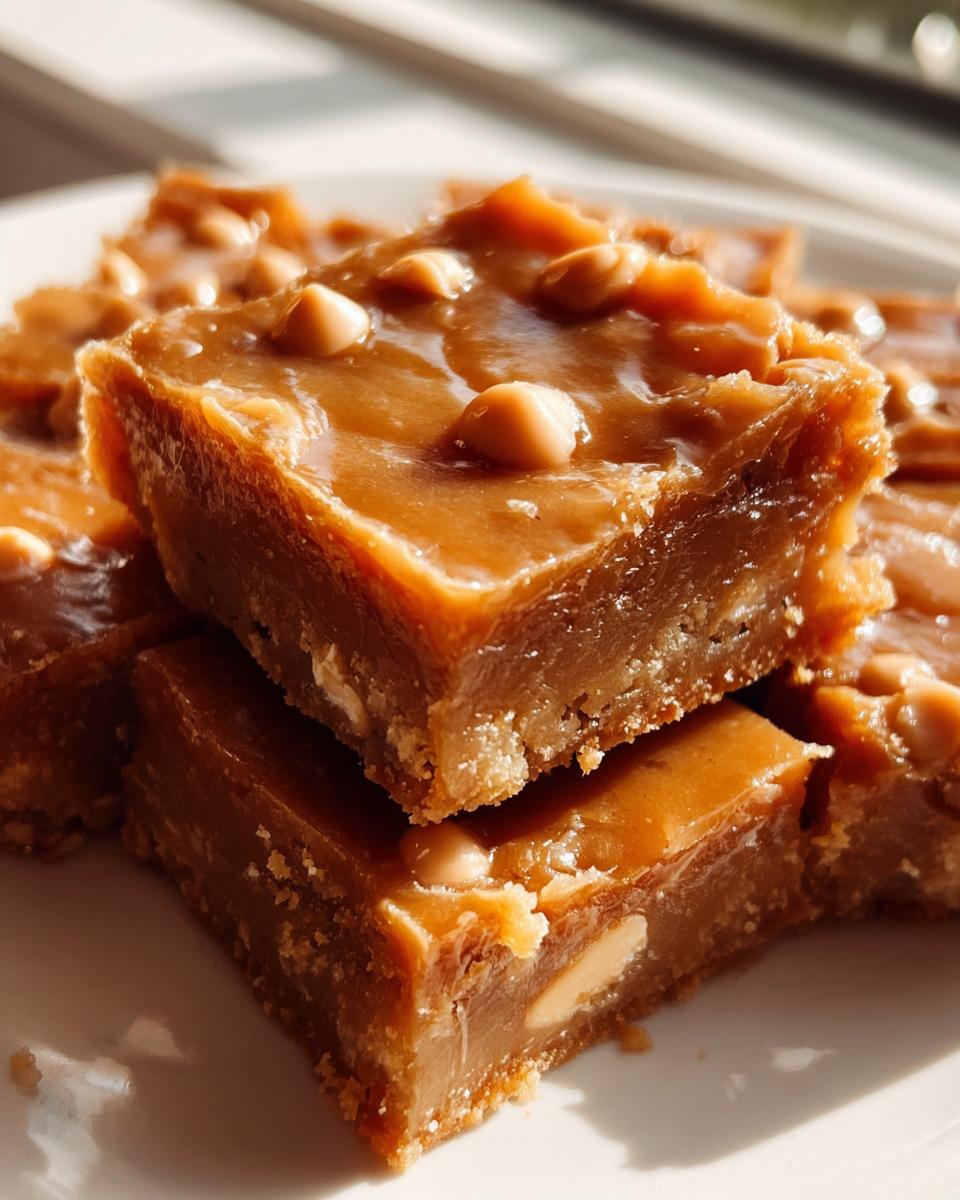 Butterscotch Brown Sugar Fudge Bars - detail 1