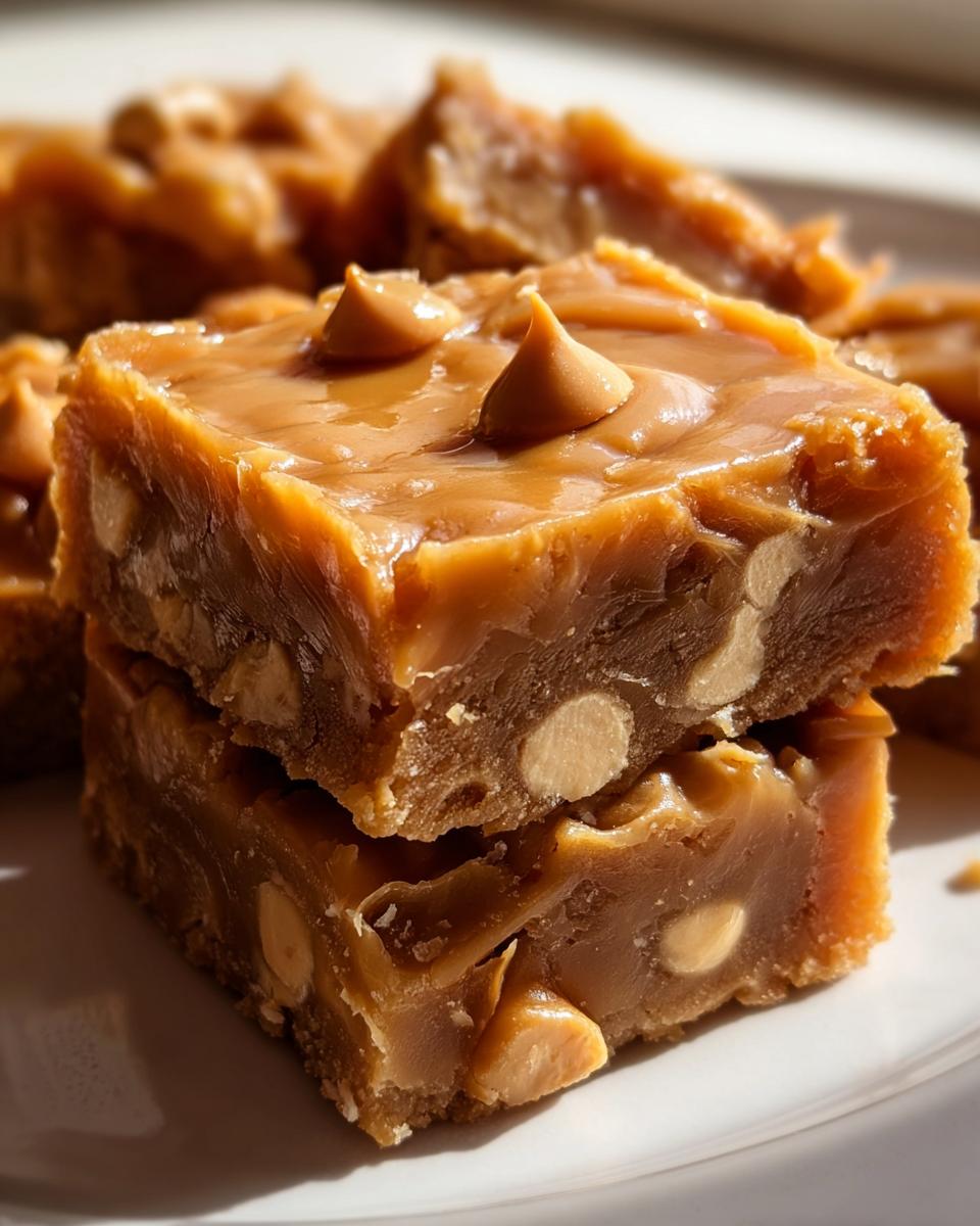 Butterscotch Brown Sugar Fudge Bars - detail 2
