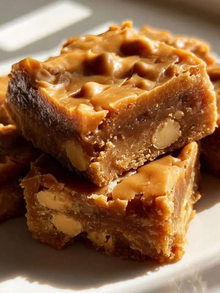 Butterscotch Brown Sugar Fudge Bars