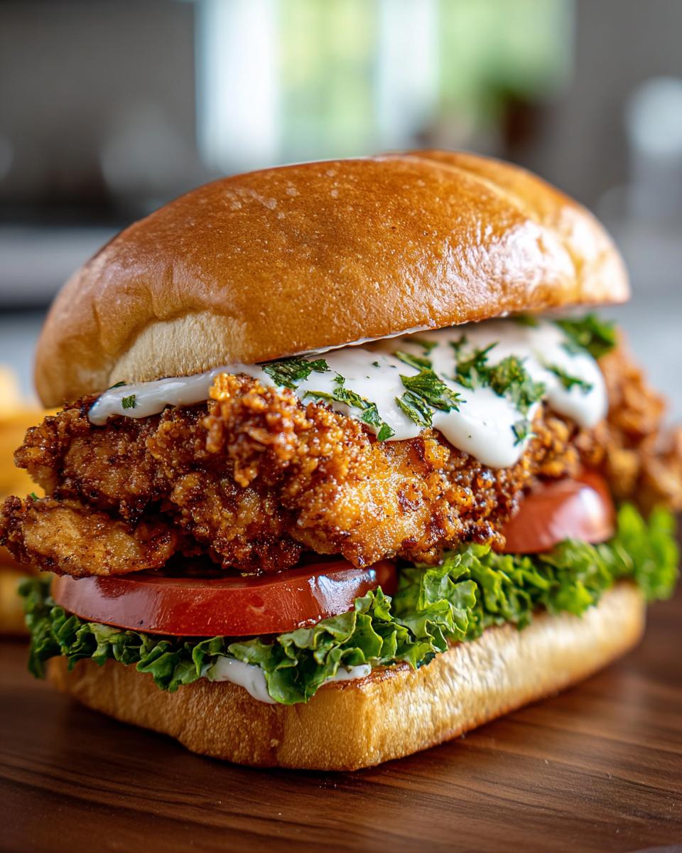 Cajun Crispy Chicken Sandwich - detail 2
