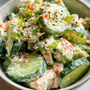 California Roll Cucumber Salad