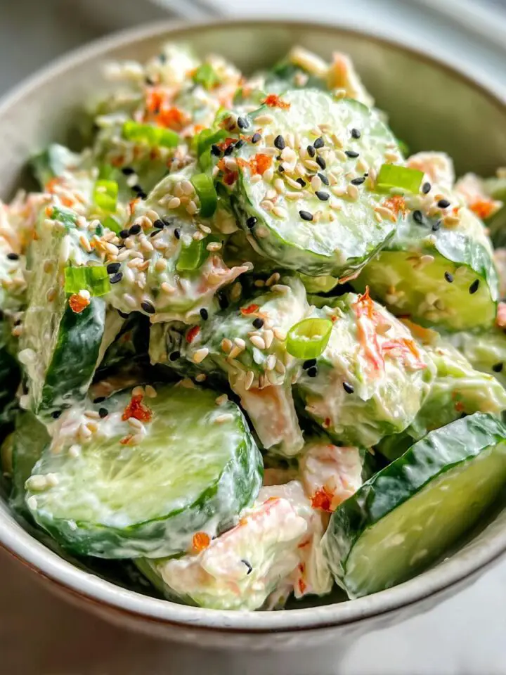 California Roll Cucumber Salad