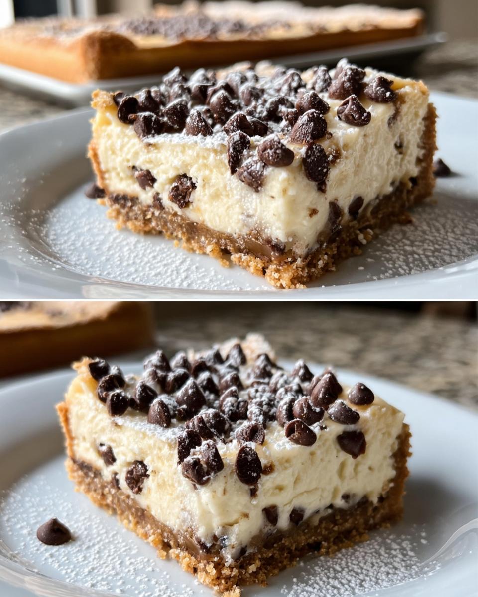 Cannoli Cheesecake Bars - detail 2