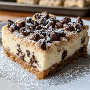 Cannoli Cheesecake Bars