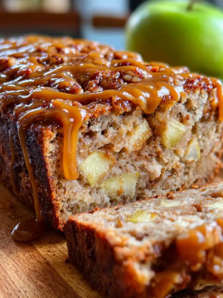 Caramel Apple Fritter Bread