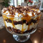 Caramel Cheesecake Brownie Trifle Delight