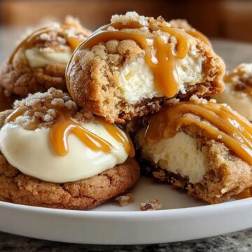 Caramel Cheesecake Cookies