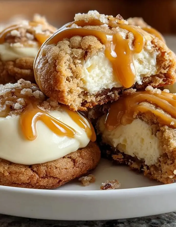 Caramel Cheesecake Cookies