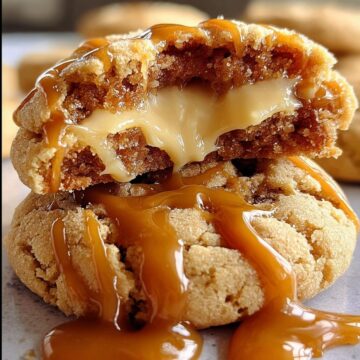 Caramel Cheesecake Cookies