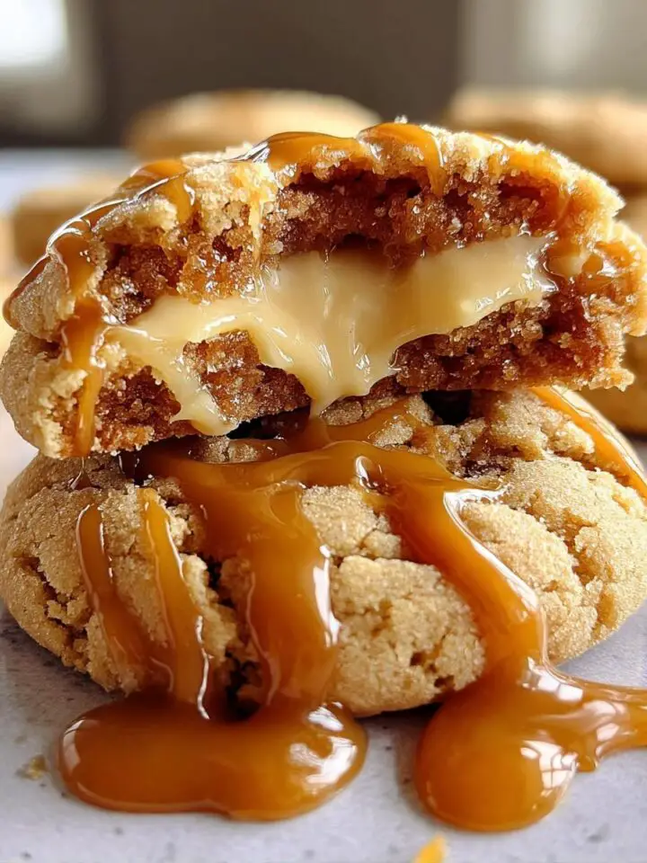 Caramel Cheesecake Cookies