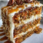 Caramel Pecan Carrot Heaven Cake