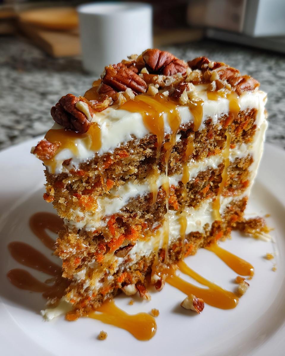 Caramel Pecan Carrot Heaven Cake - detail 2