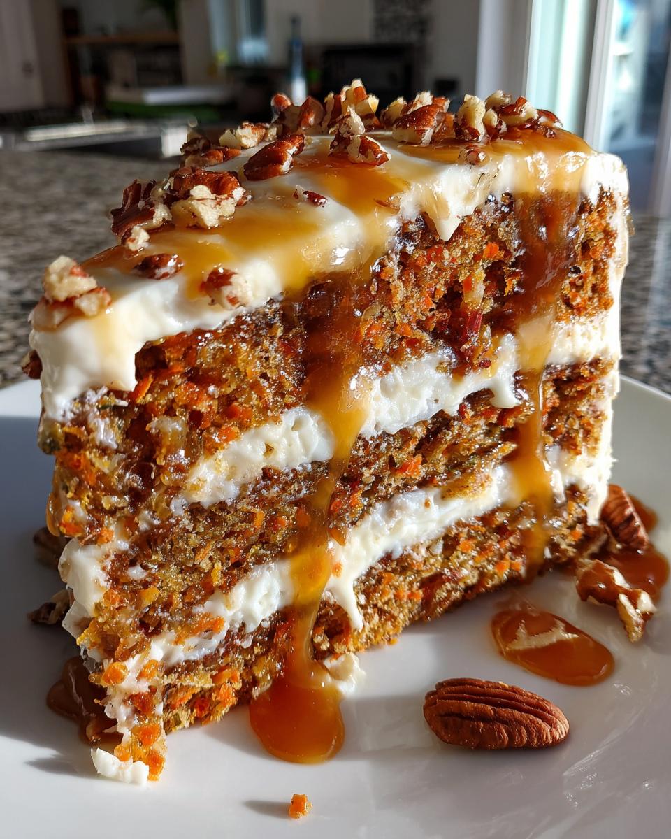 Caramel Pecan Carrot Heaven Cake - detail 3