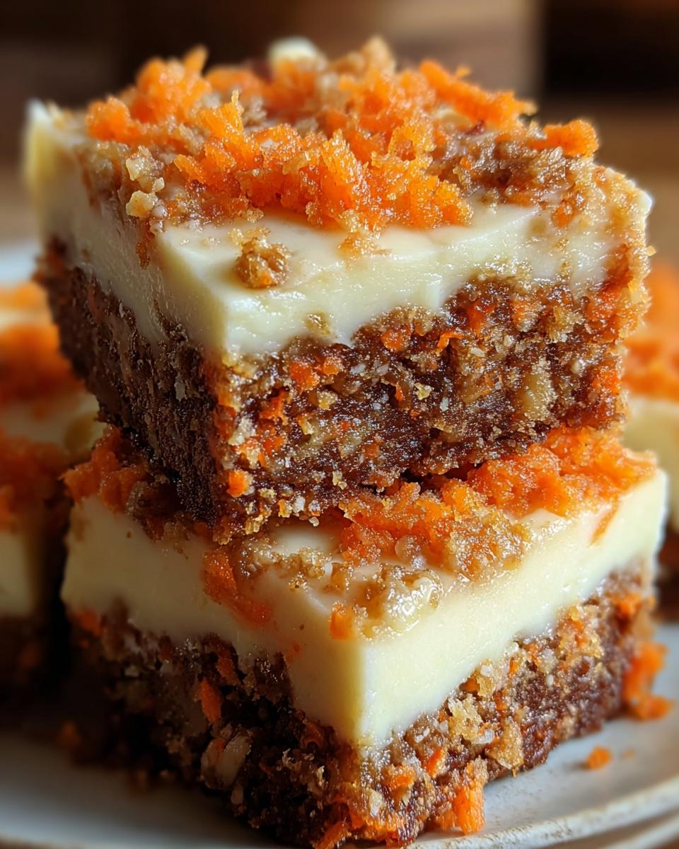 Carrot Cake Cream Cheese Bars - detail 1