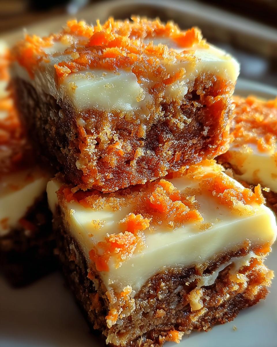 Carrot Cake Cream Cheese Bars - detail 2