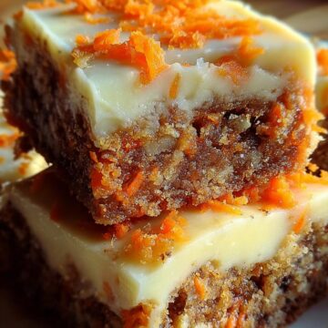 Carrot Cake Cream Cheese Bars