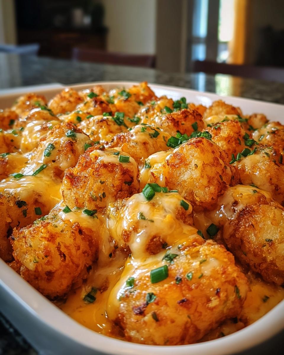 Cheddar Ranch Chicken Tater Tot Bake - detail 1