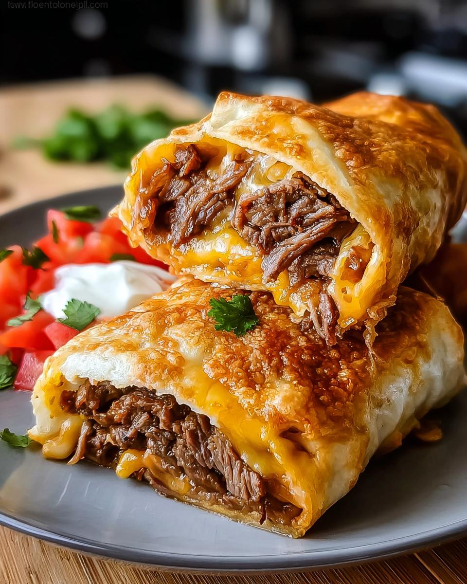Cheese Steak Chimichangas - detail 1