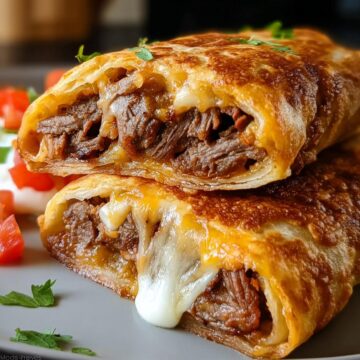 Cheese Steak Chimichangas