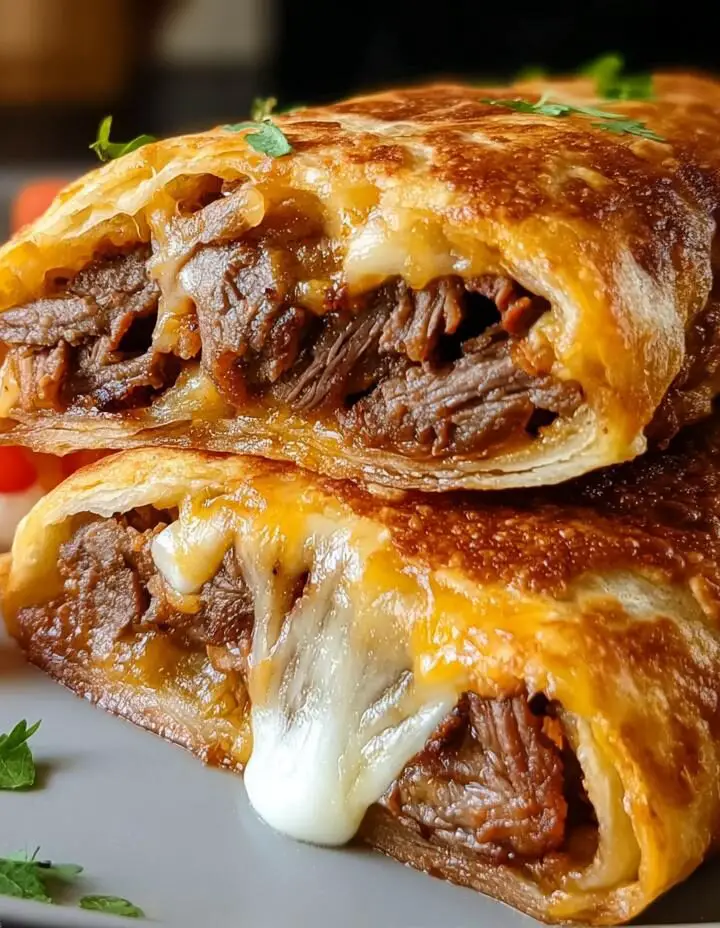Cheese Steak Chimichangas